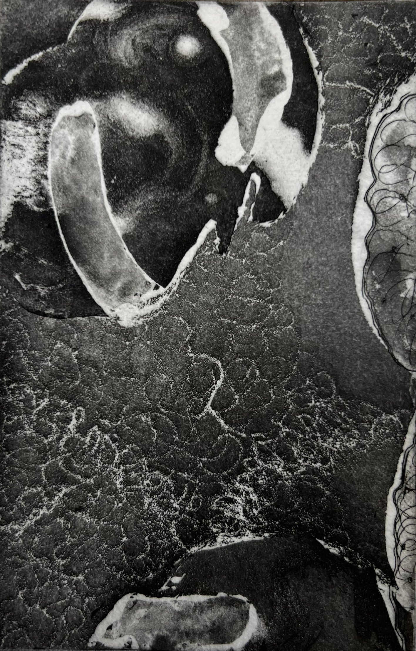 Ellen Bailey Dickson — Correspondances #1 — original postcard artwork
