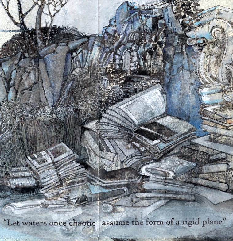 Ellen Wiener — Correspondances #2 — original postcard artwork