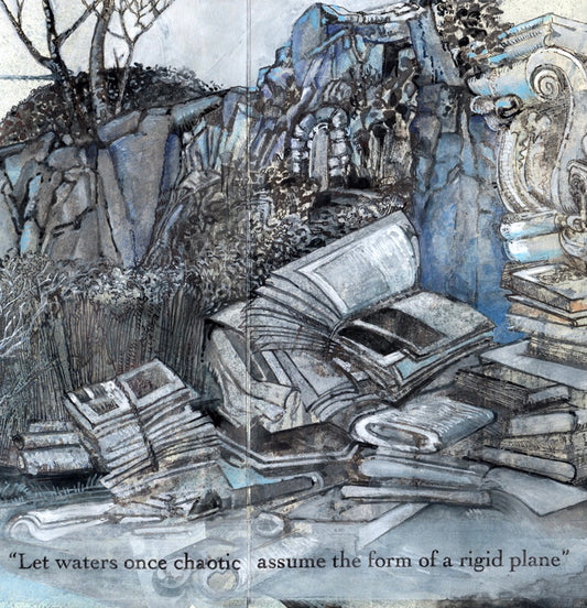 Ellen Wiener — Correspondances #2 — original postcard artwork