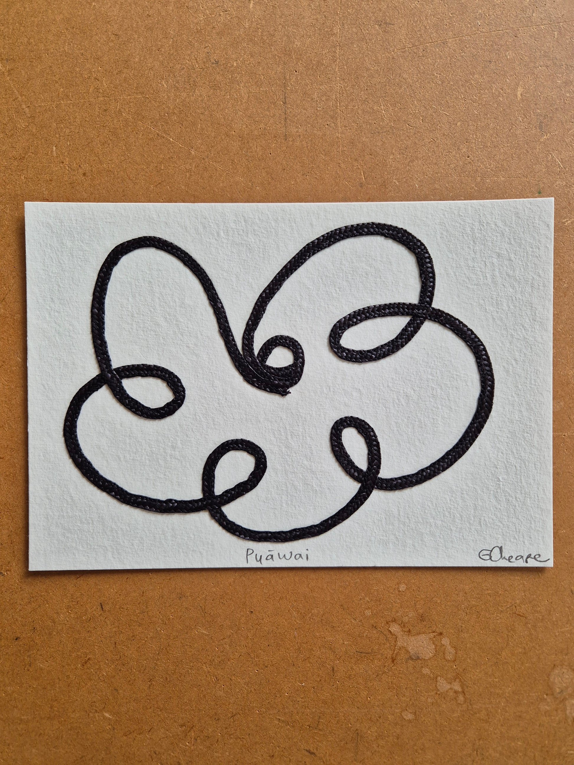 Emma Cheape — Correspondances #2 — original postcard artwork