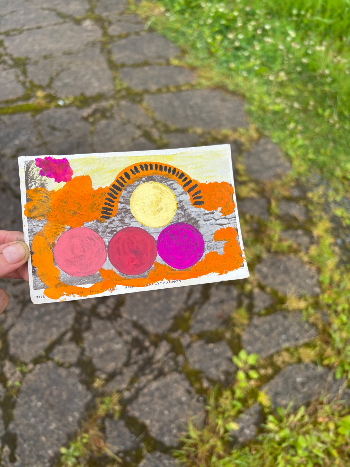 Emma Houlihan — Correspondances #1 — original postcard artwork