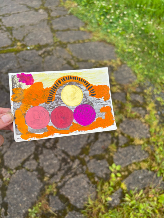Emma Houlihan — Correspondances #1 — original postcard artwork