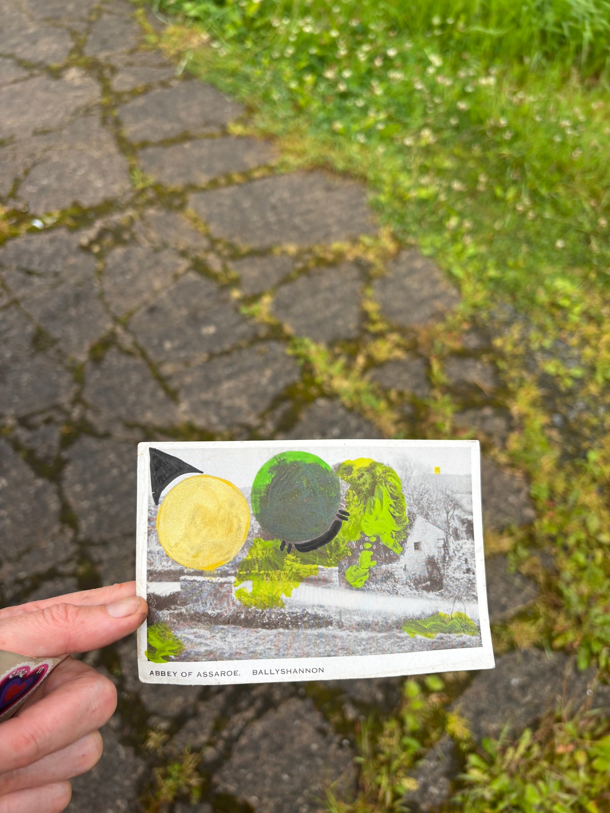 Emma Houlihan — Correspondances #2 — original postcard artwork