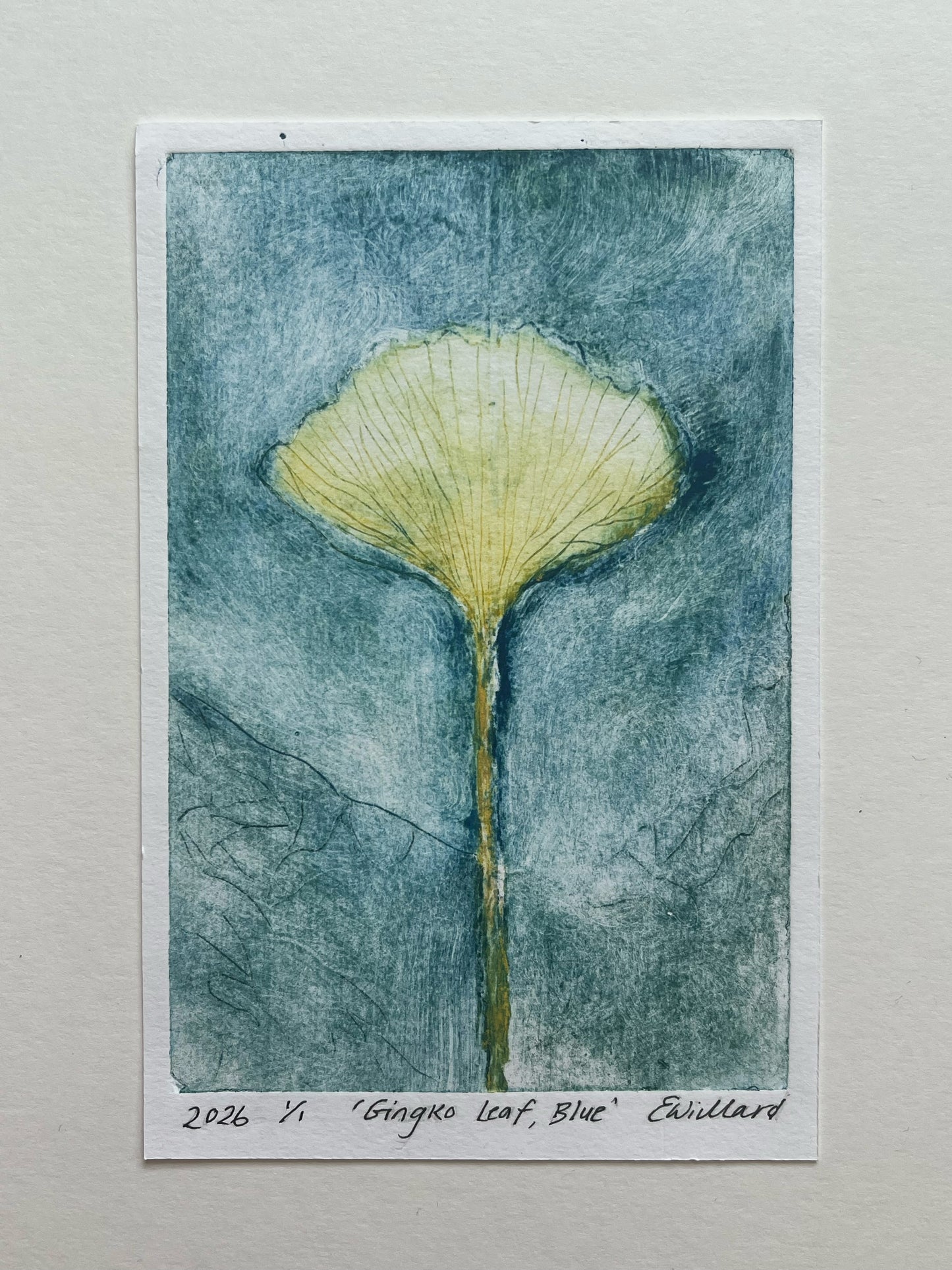 Emma Willard — Correspondances #3 — original postcard artwork