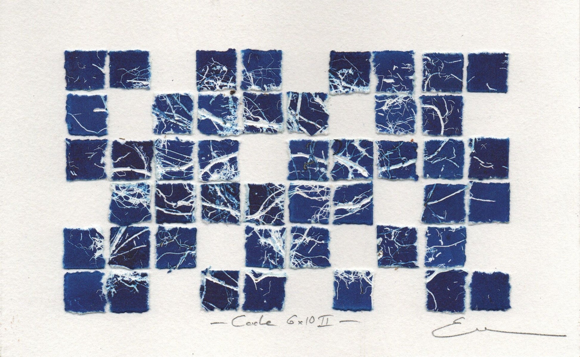 Emmanuel Monzies — Correspondances #3 — original postcard artwork