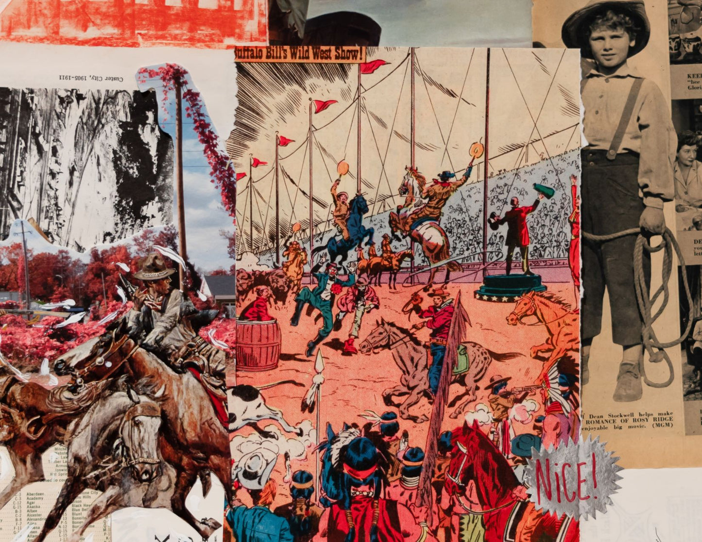 Epiphany Knedler — Correspondances #1 — original postcard artwork