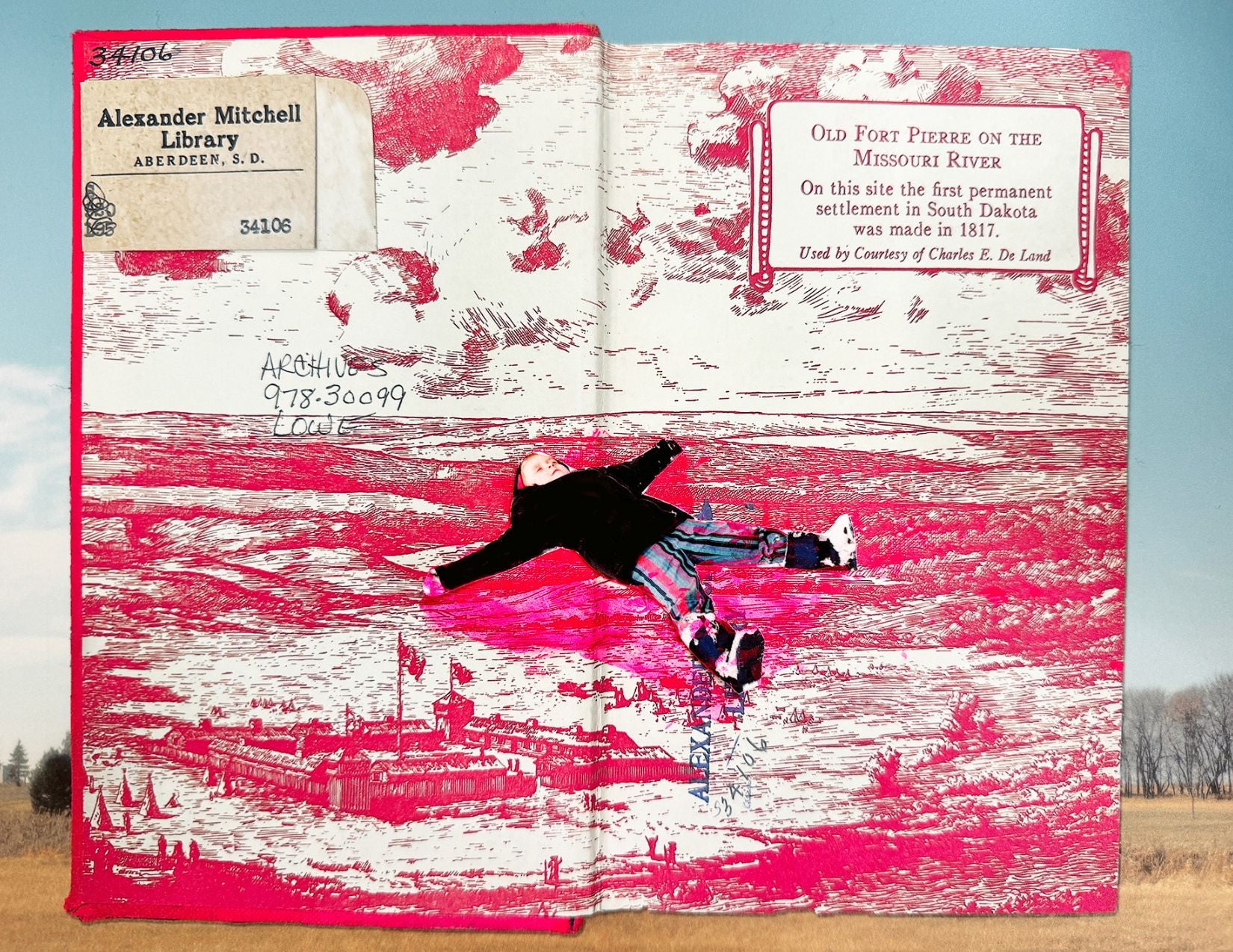 Epiphany Knedler — Correspondances #3 — original postcard artwork
