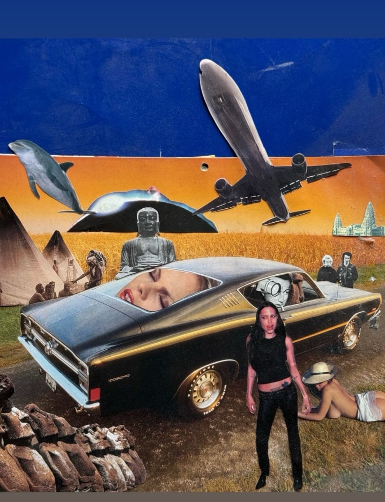 Eric Brammer — Correspondances #2 — original postcard artwork