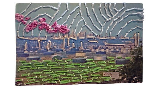 Erika Zambello — Correspondances #2 — original postcard artwork