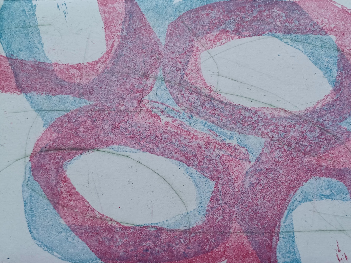 Erna Simis — Correspondances #1 — original postcard artwork