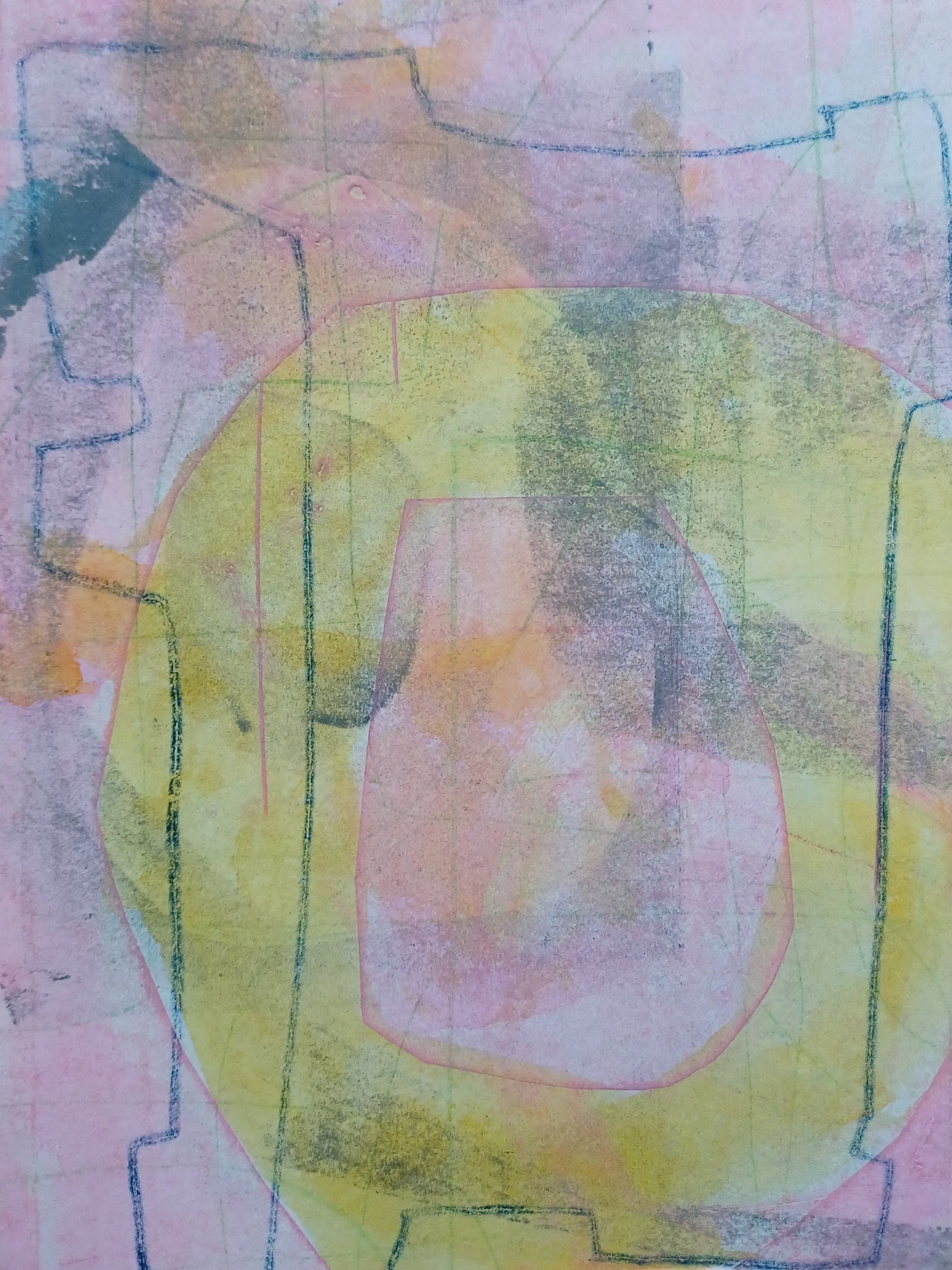 Erna Simis — Correspondances #2 — original postcard artwork