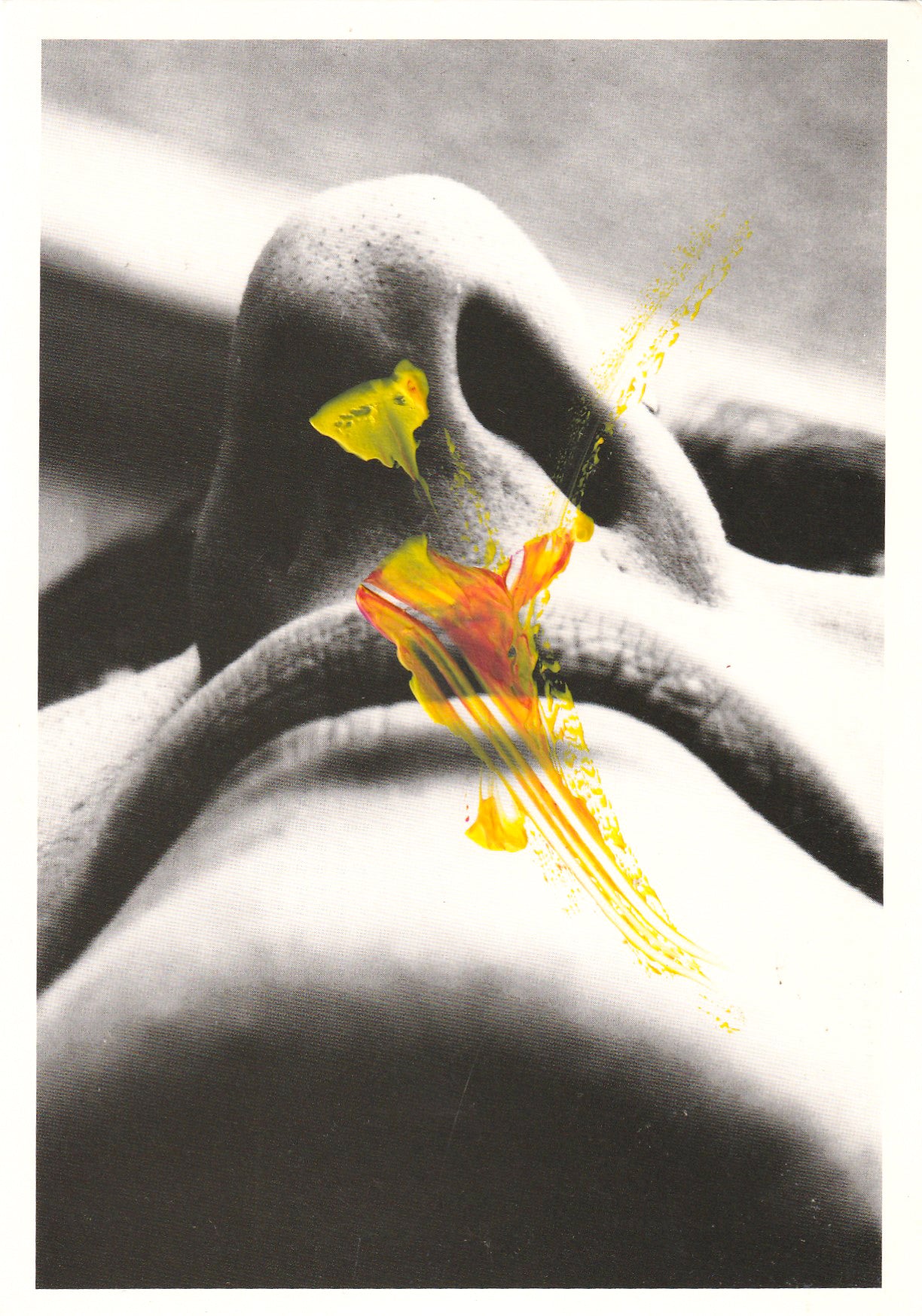 Eva Asaad — Correspondances #1 — original postcard artwork