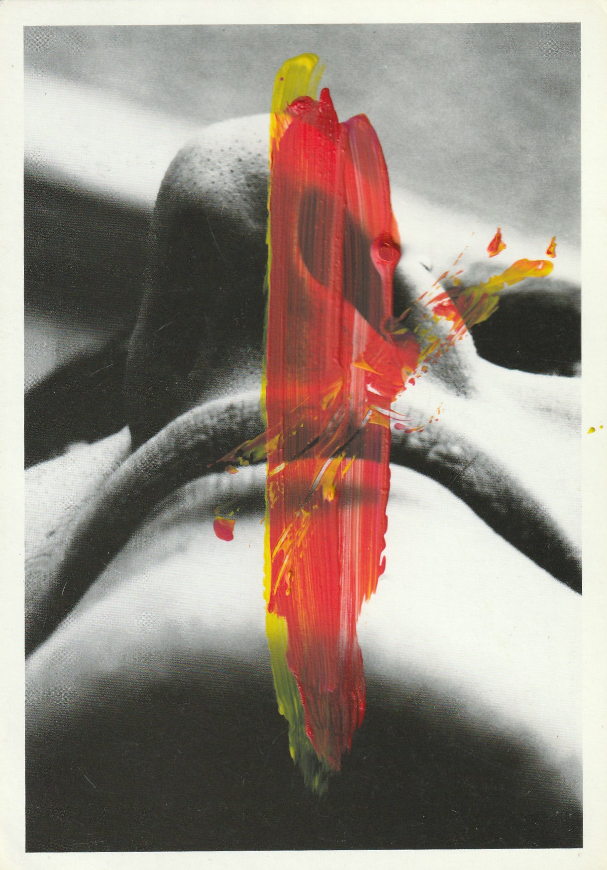 Eva Asaad — Correspondances #2 — original postcard artwork