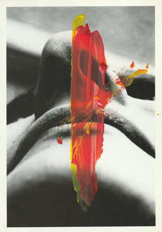 Eva Asaad — Correspondances #2 — original postcard artwork