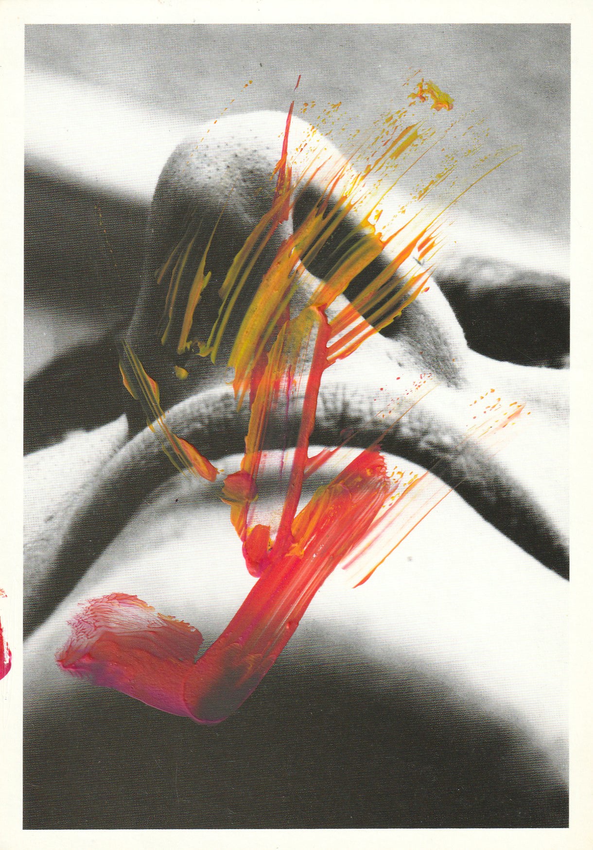 Eva Asaad — Correspondances #3 — original postcard artwork