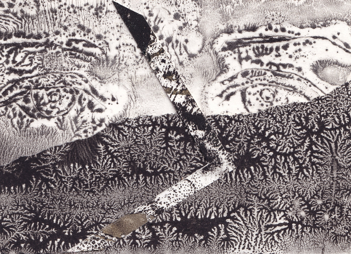 Eva Capkova — Correspondances #2 — original postcard artwork