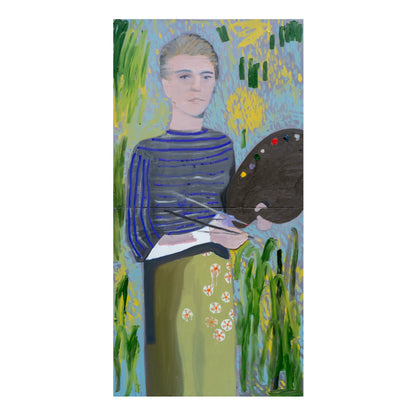 Tove Jansson in a Stripy Shirt