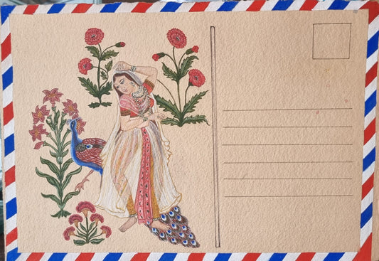 Faiza Gondal — Correspondances #1 — original postcard artwork