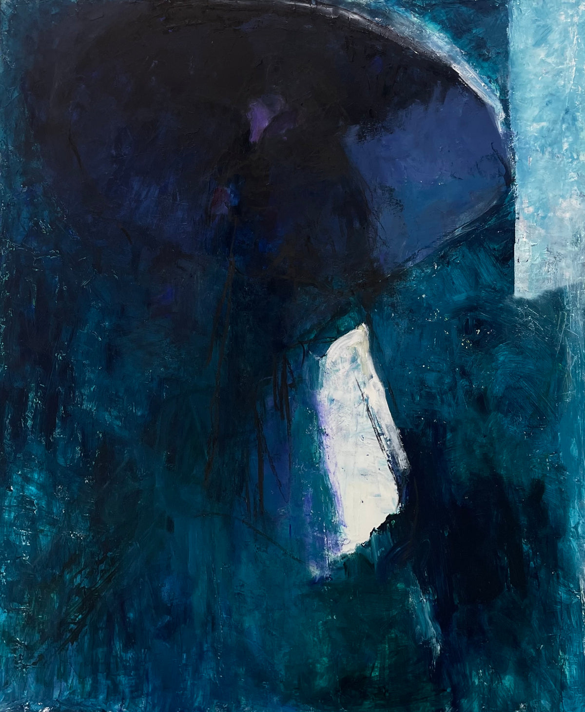 Femme parapluie