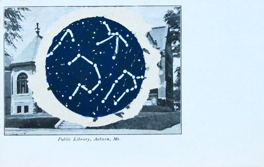 Fern Apfel — Correspondances #1 — original postcard artwork