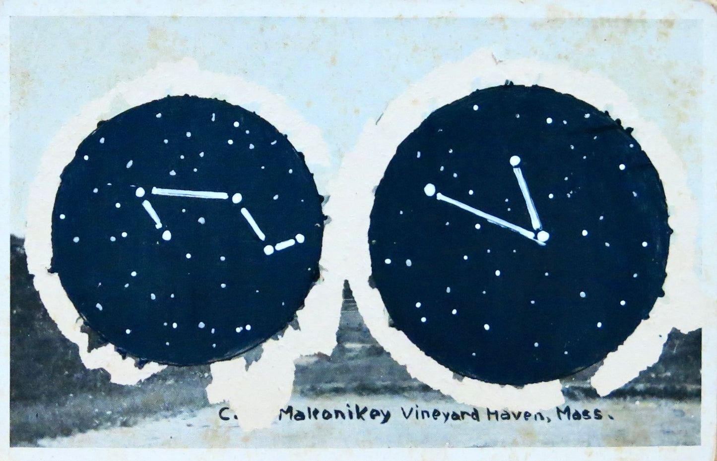 Fern Apfel — Correspondances #2 — original postcard artwork