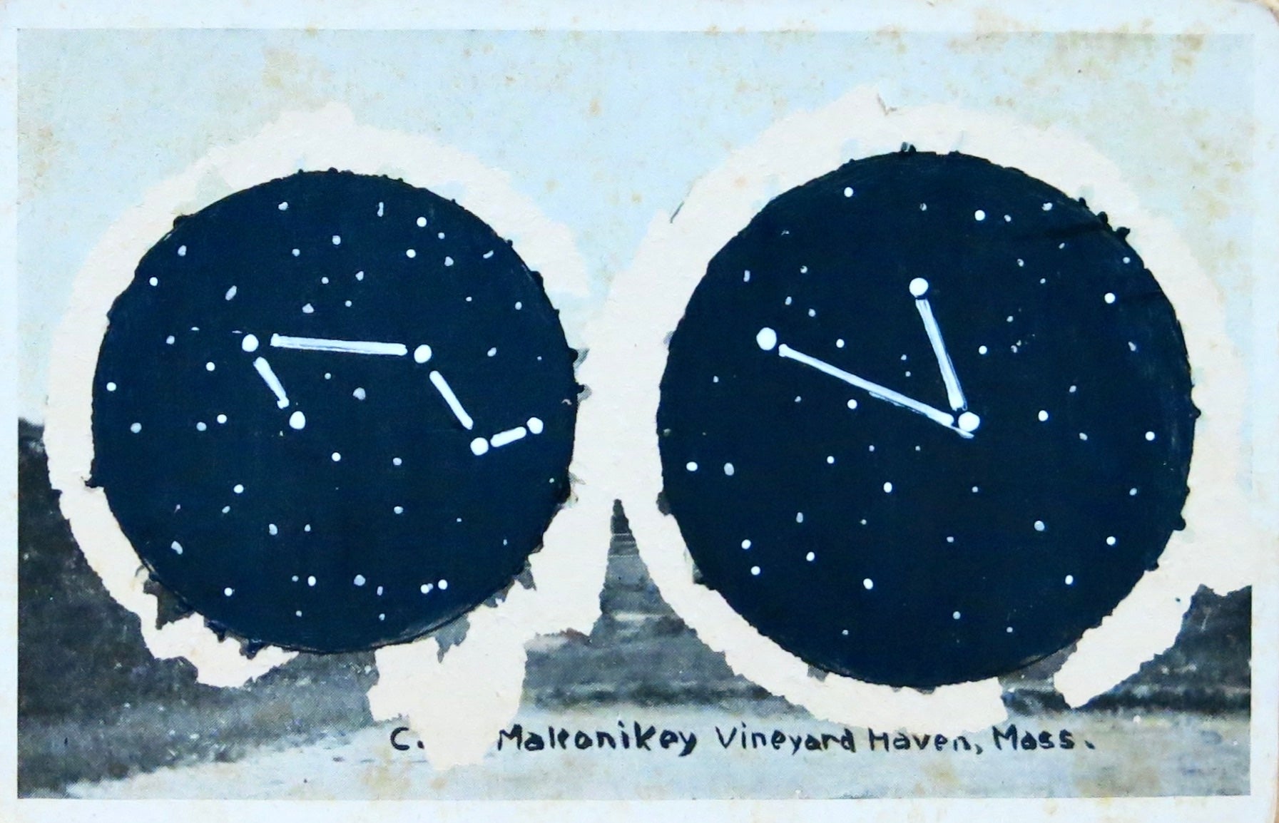 Fern Apfel — Correspondances #2 — original postcard artwork
