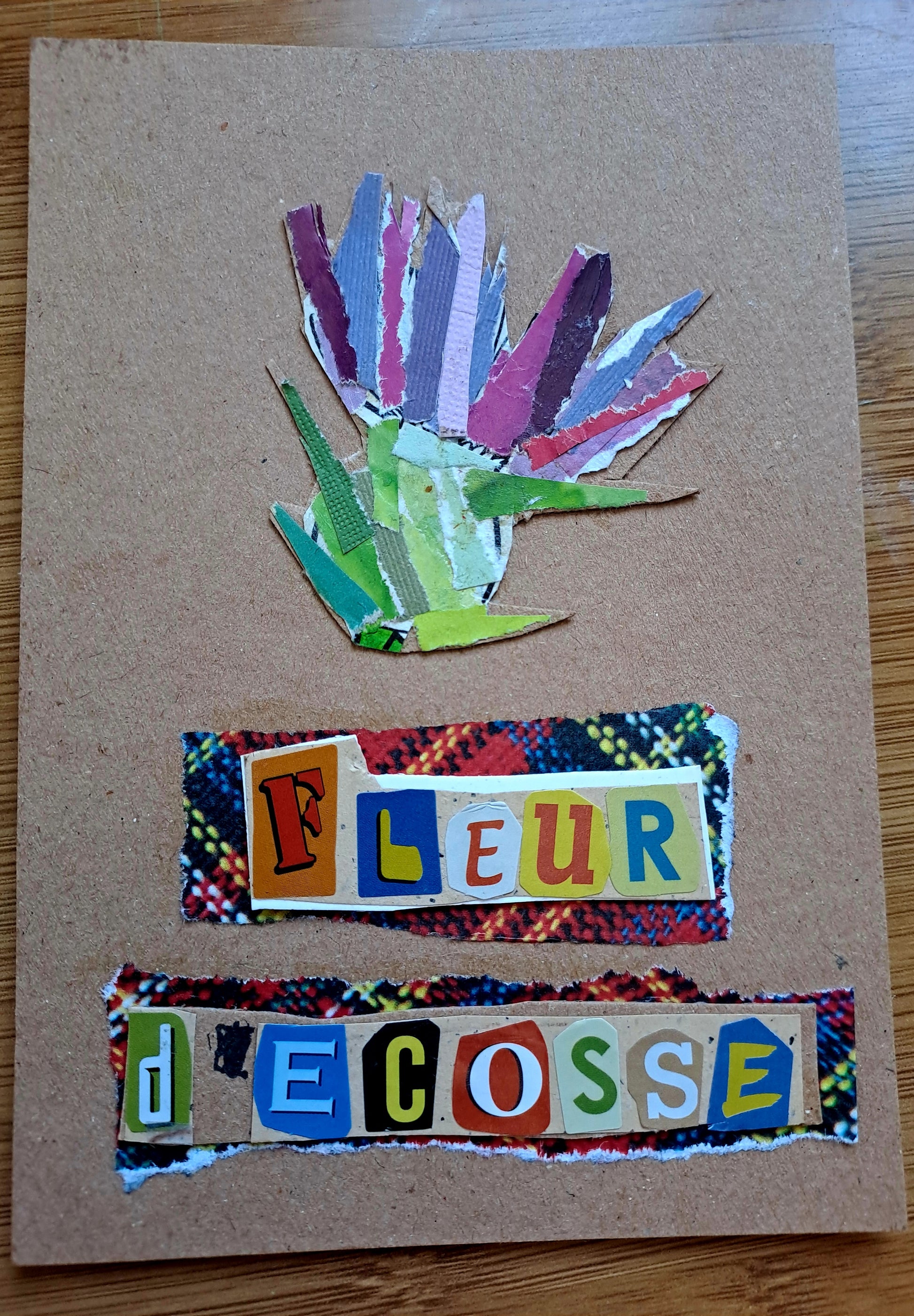 Fiona Hepburn — Correspondances #1 — original postcard artwork