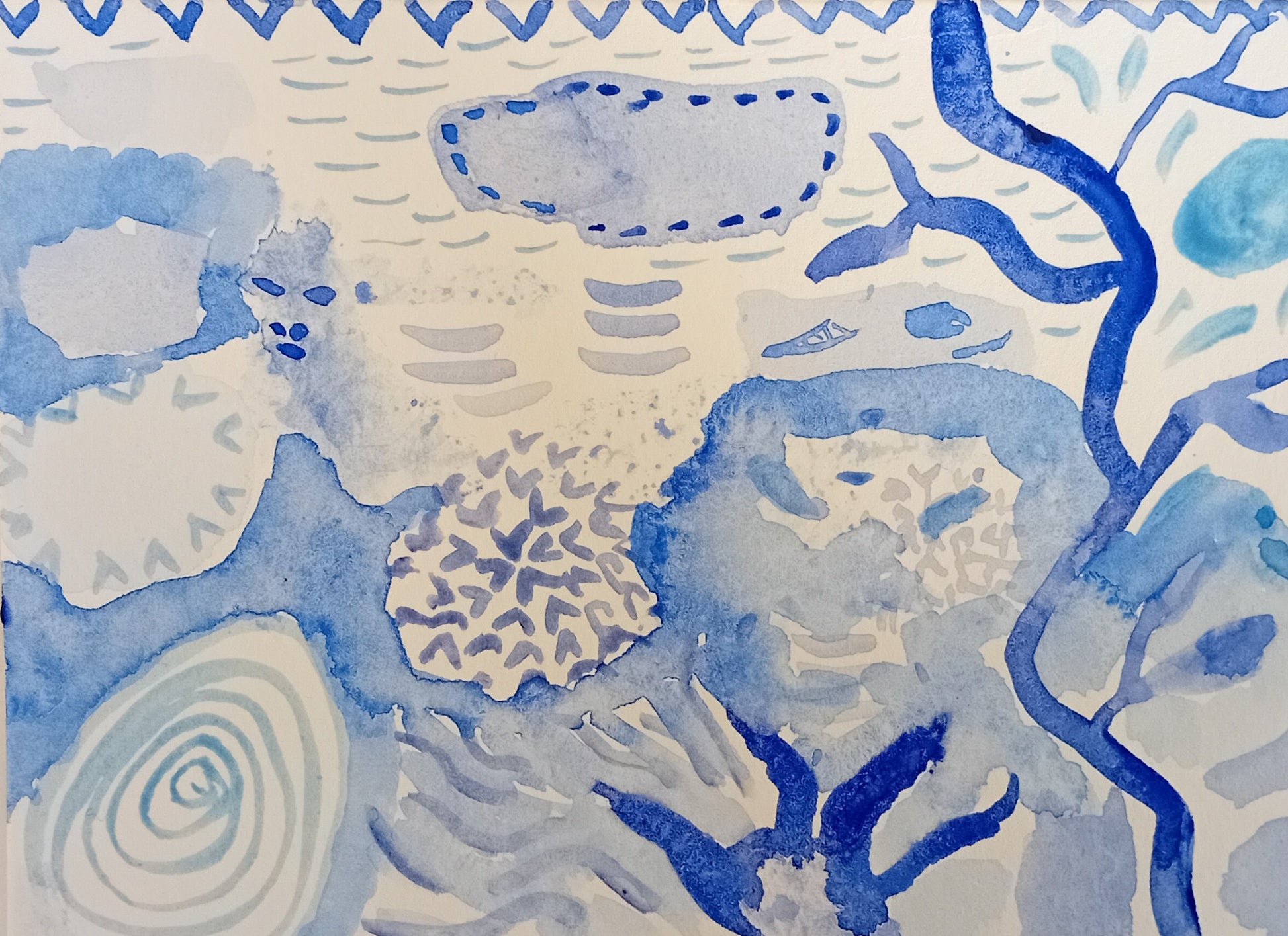 Fiona Lee Graham — Correspondances #2 — original postcard artwork