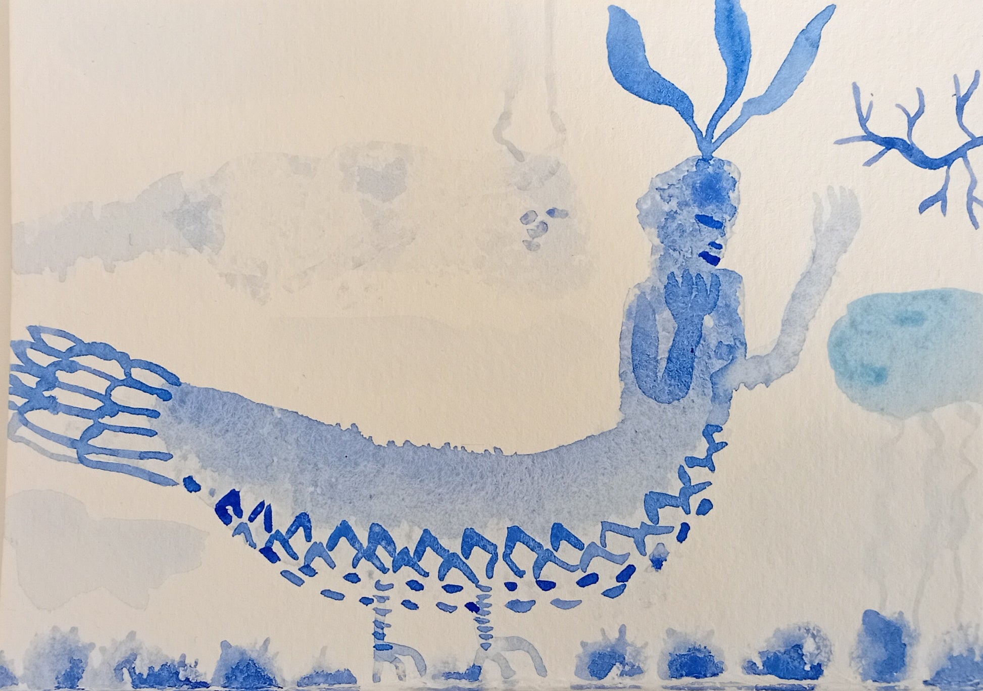 Fiona Lee Graham — Correspondances #3 — original postcard artwork