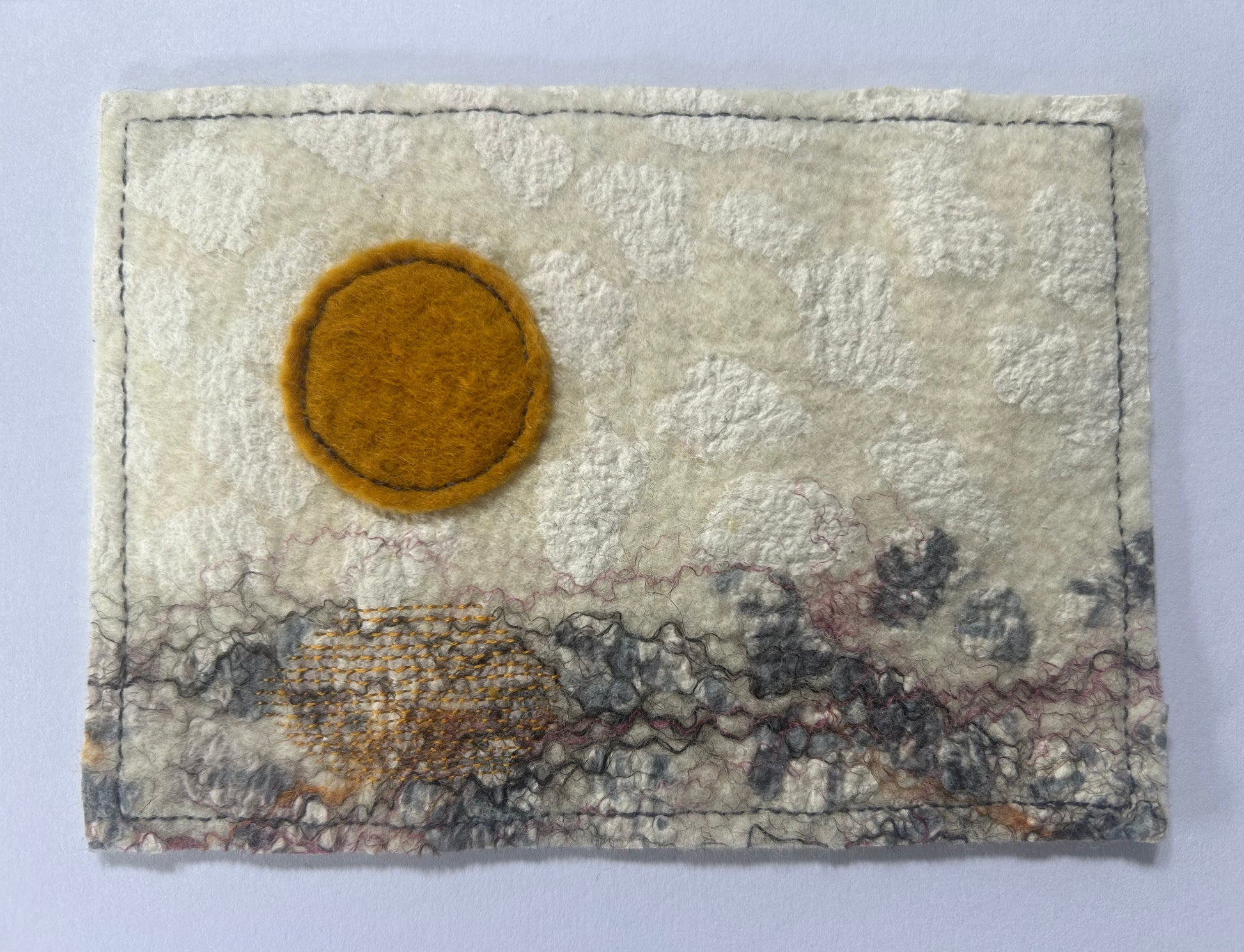 Fiona Leech — Correspondances #1 — original postcard artwork