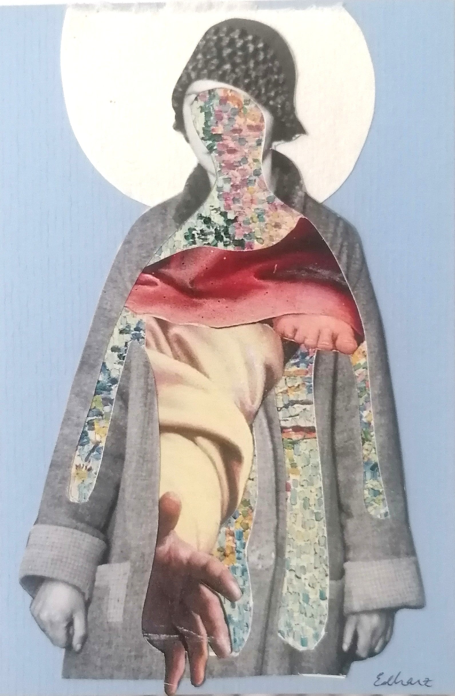 Flore Edharz — Correspondances #1 — original postcard artwork
