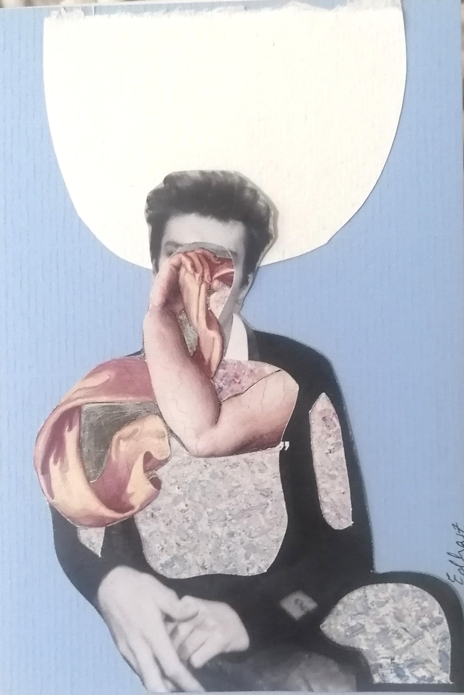 Flore Edharz — Correspondances #2 — original postcard artwork
