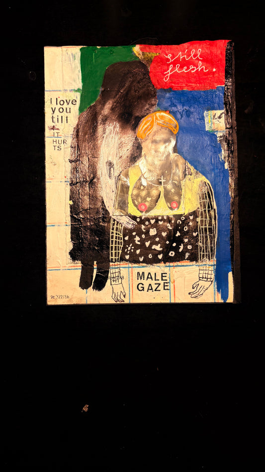 Friede König — Correspondances #2 — original postcard artwork