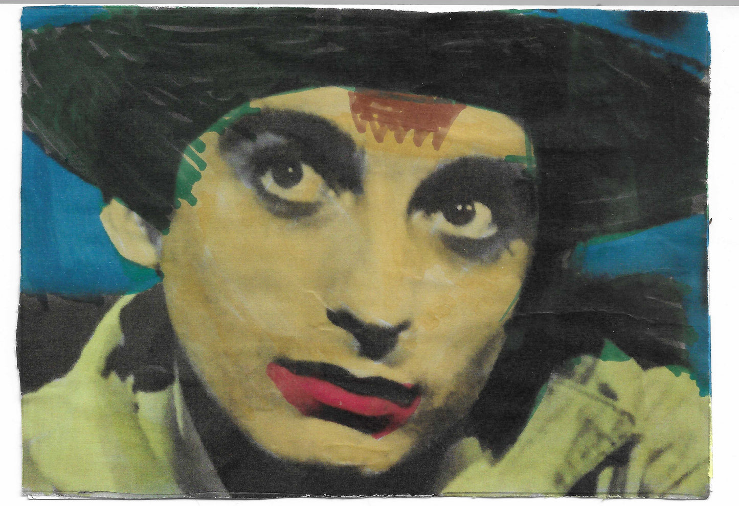 GABRIEL MARTINS — Correspondances #1 — original postcard artwork