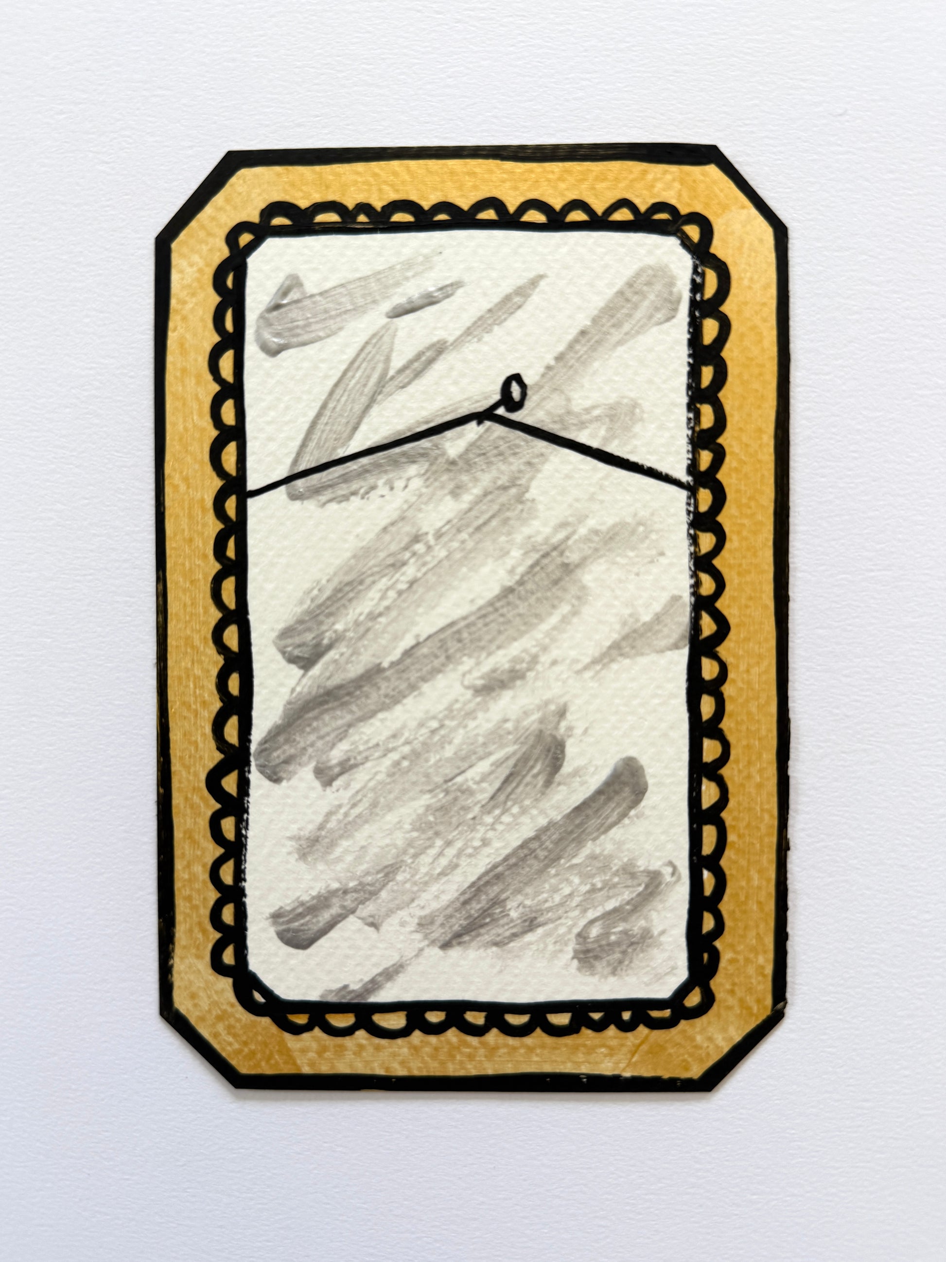 Gail Rickards — Correspondances #2 — original postcard artwork
