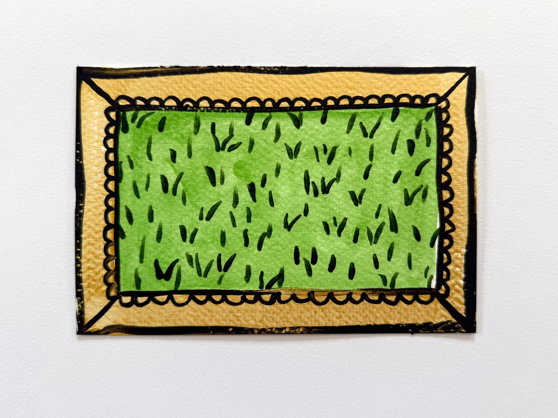 Gail Rickards — Correspondances #3 — original postcard artwork