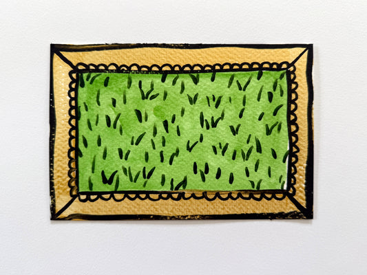 Gail Rickards — Correspondances #3 — original postcard artwork
