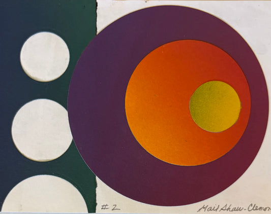 Gail Shaw-Clemons — Correspondances #2 — original postcard artwork
