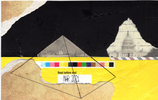 Geoff Litchfield — Correspondances #1 — original postcard artwork