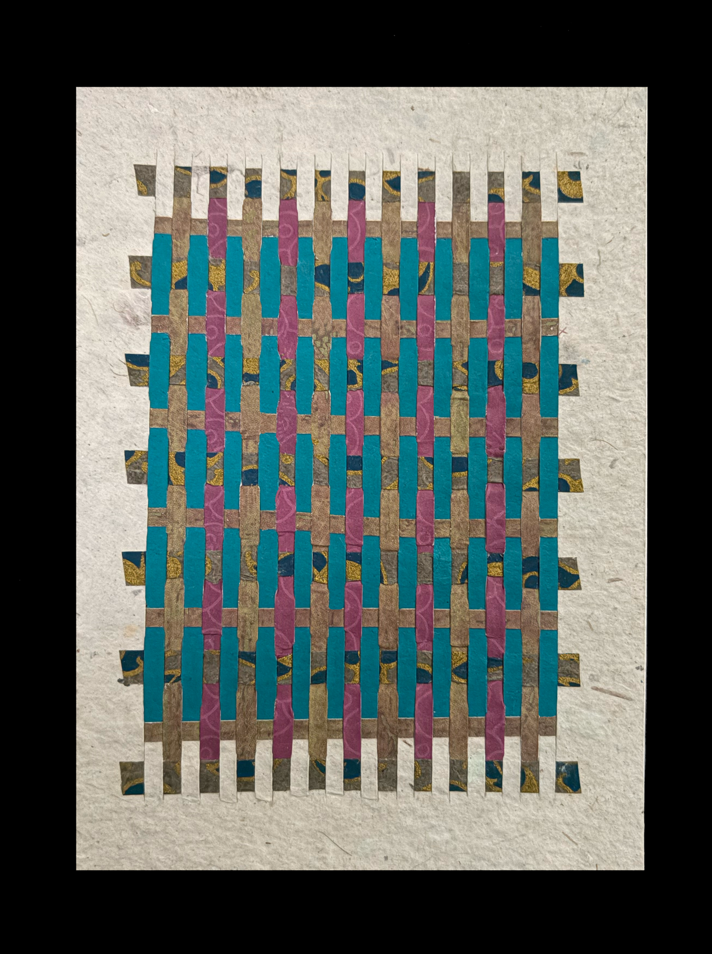 Georgie Cunningham — Correspondances #1 — original postcard artwork
