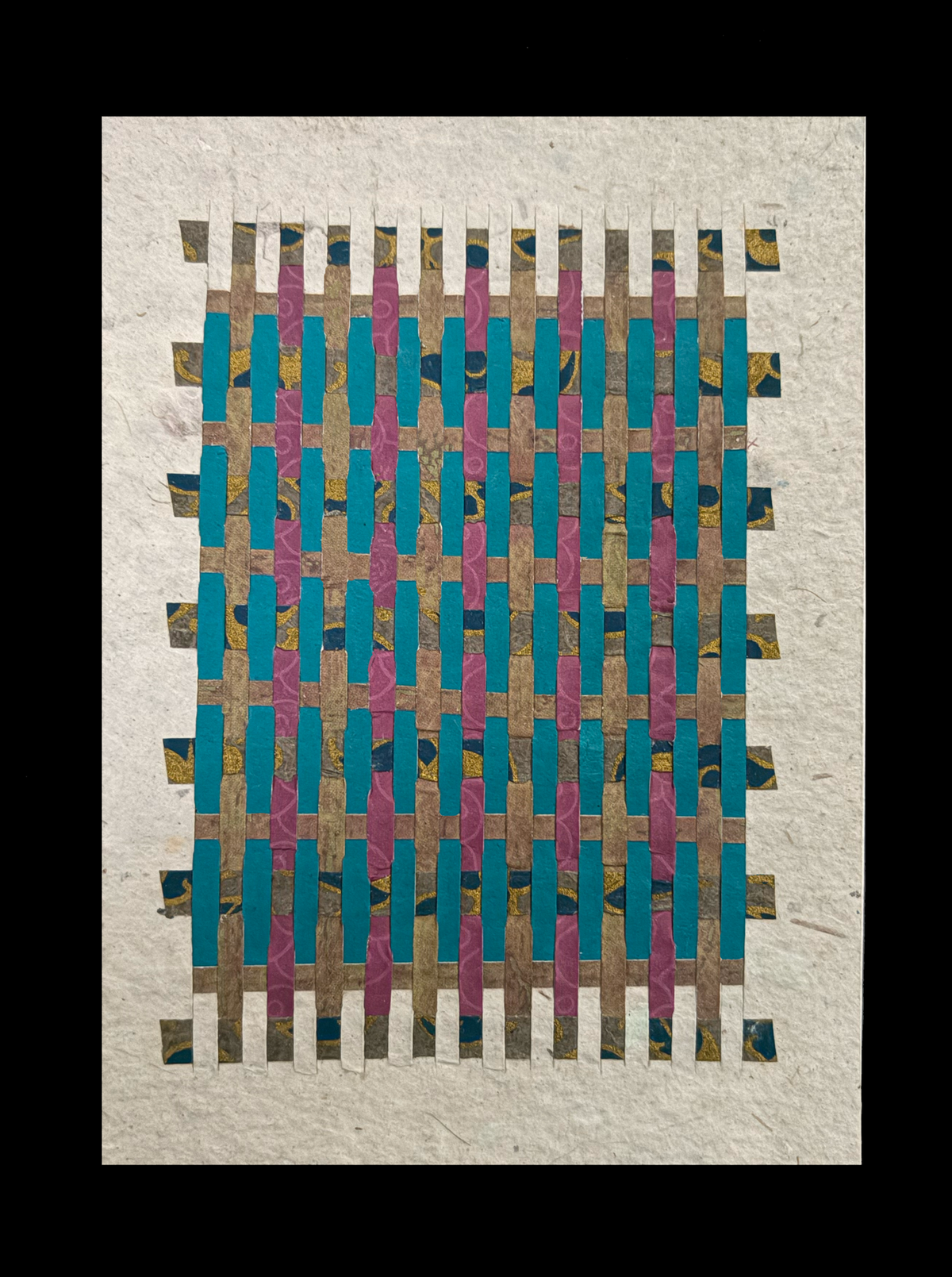 Georgie Cunningham — Correspondances #1 — original postcard artwork