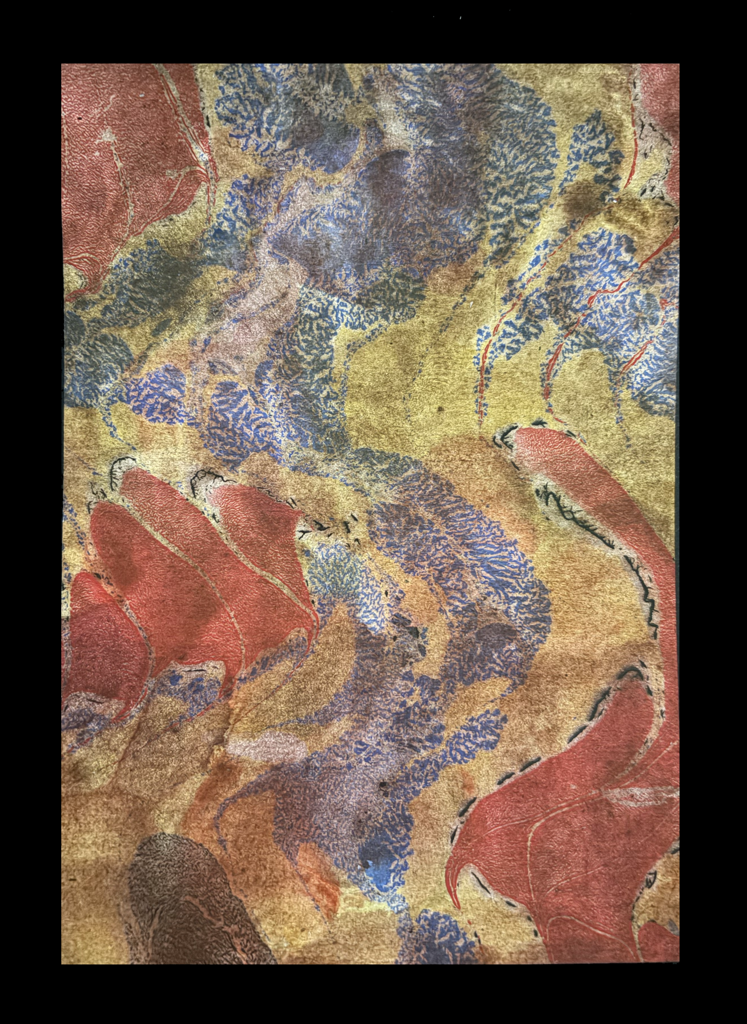 Georgie Cunningham — Correspondances #2 — original postcard artwork