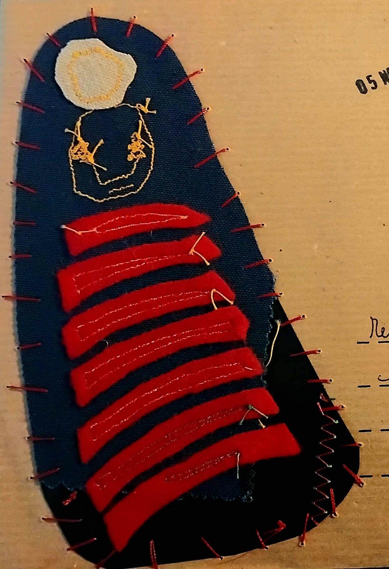 Géraldine Charron — Correspondances #3 — original postcard artwork