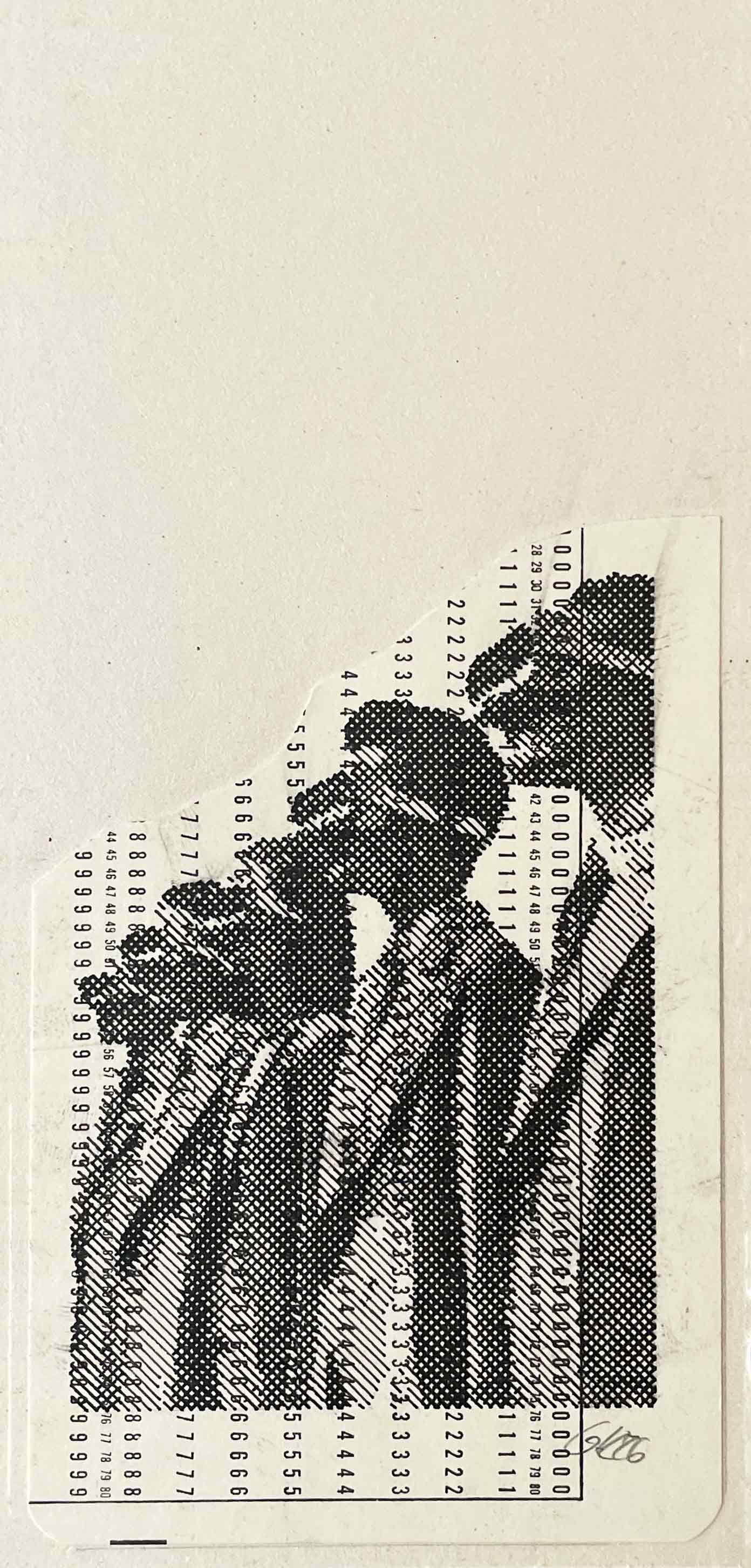 Gunther Kleinert — Correspondances #2 — original postcard artwork