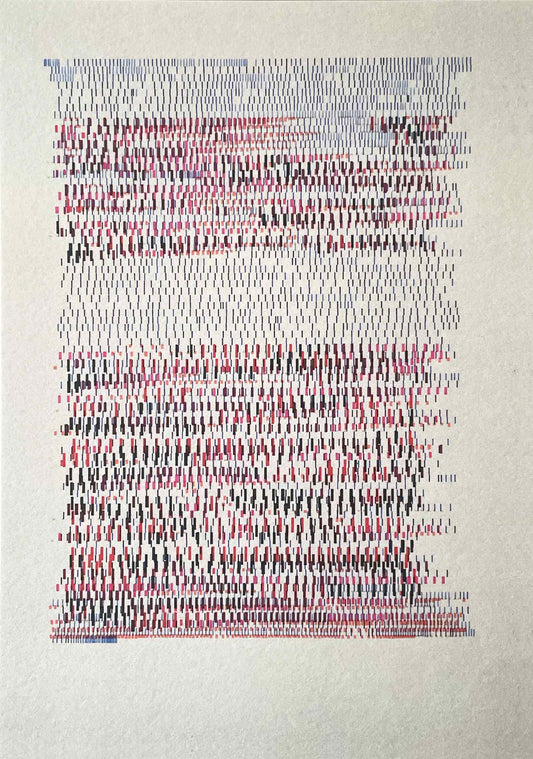 Gunther Kleinert — Correspondances #3 — original postcard artwork