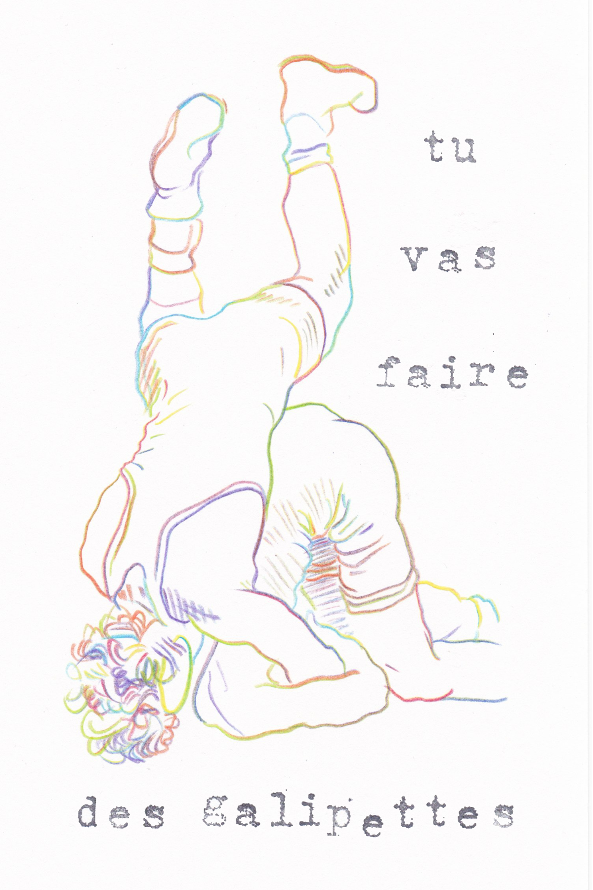 Gustavo Ayala — Correspondances #2 — original postcard artwork