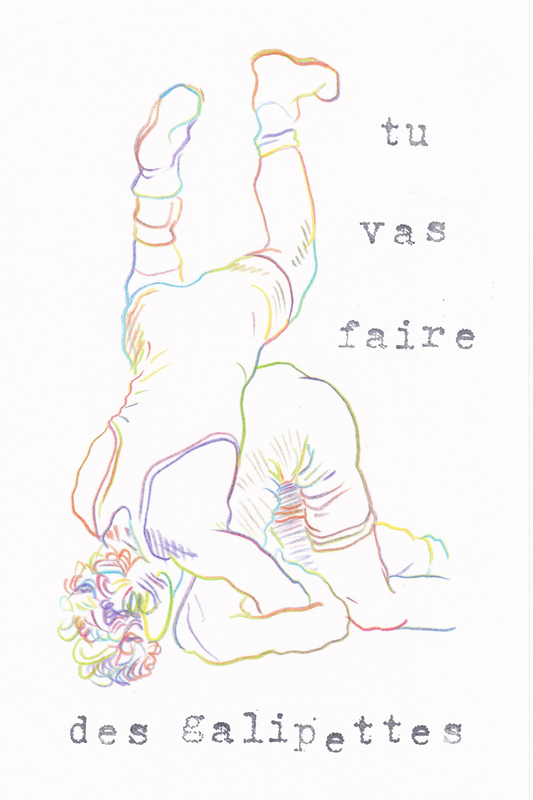Gustavo Ayala — Correspondances #2 — original postcard artwork