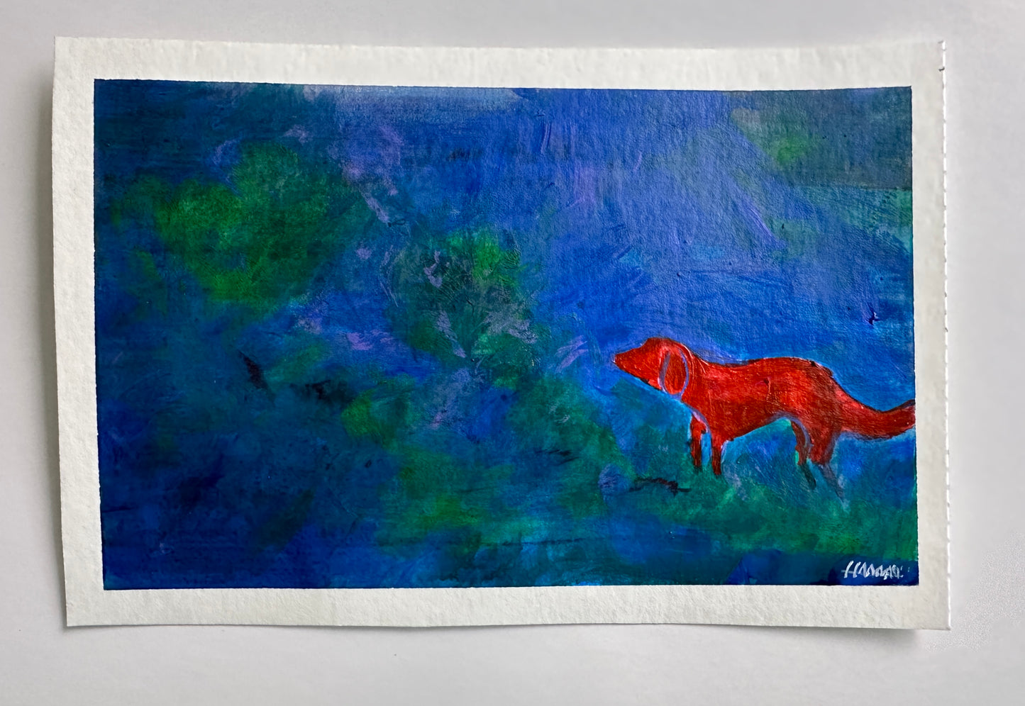 Hanna Juno — Correspondances #1 — original postcard artwork