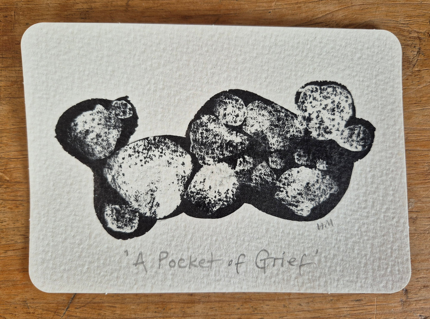 Hannah Maxwell — Correspondances #2 — original postcard artwork