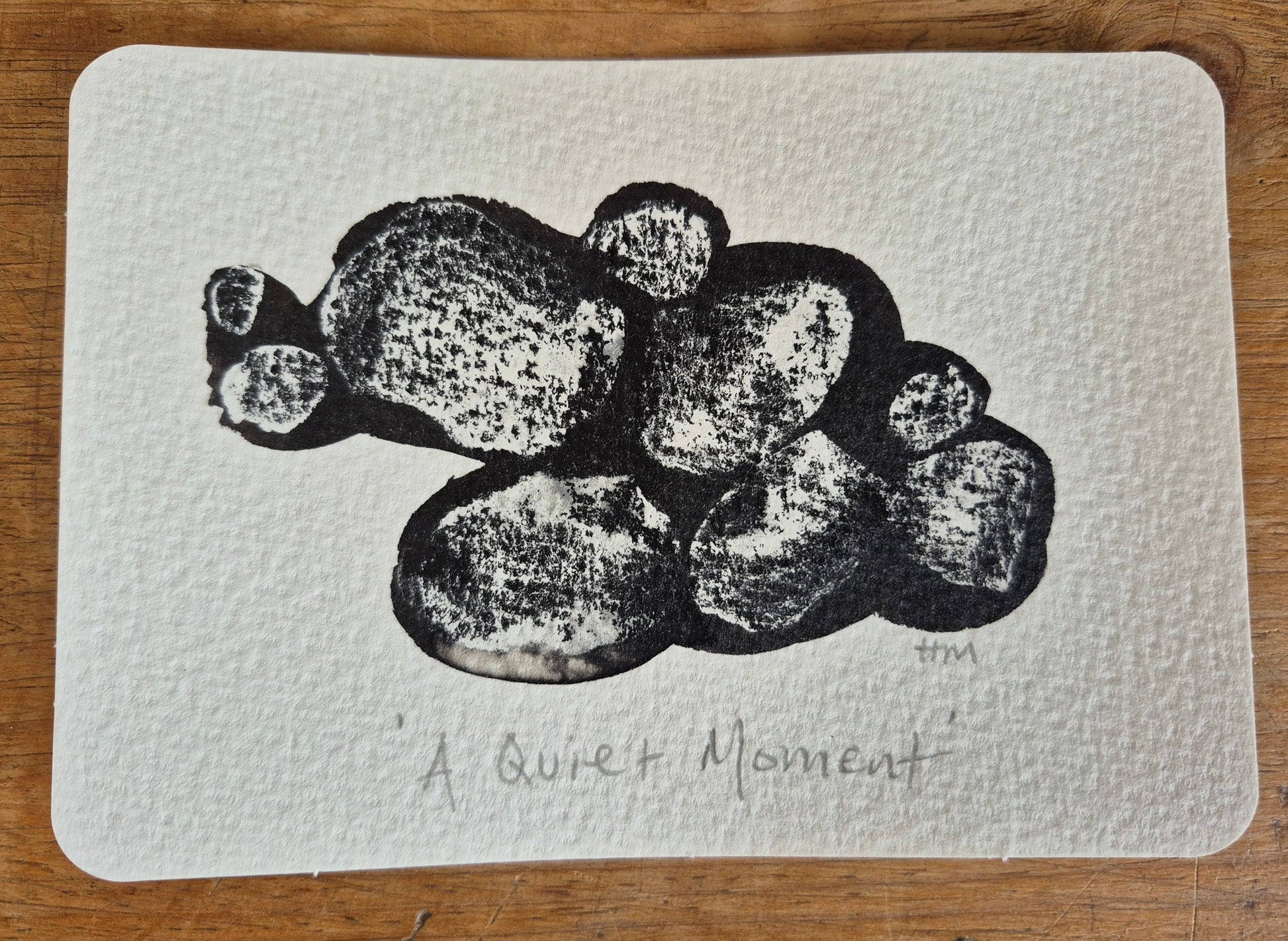 Hannah Maxwell — Correspondances #3 — original postcard artwork